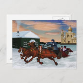 Cartes postales Troïka (Devant / Derrière)