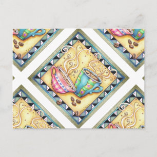 CARTES POSTALES - TROP COOL ! L'ART DU CAFÉ