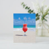 CARTES POSTALES TROPICAL BEACH COCKTAIL (Debout devant)