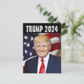 CARTES POSTALES TRUMP 2024 (Debout devant)