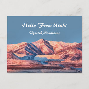 Cartes postales Utah Monts Oquirrh Premier hiver d