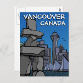 Cartes postales Vancouver Cartes de repère (Devant / Derrière)