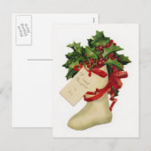 Cartes postales victoriennes et Holly (Devant / Derrière)