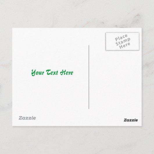 Cartes postales vides écrêtées Texture papier vert (Dos)