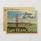 Cartes postales vintage de San Francisco pour sauv (Devant / Derrière)