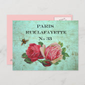 Cartes postales vintage Paris (Devant / Derrière)