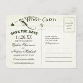 Cartes postales vintage romantiques pour annoncer  (Dos)