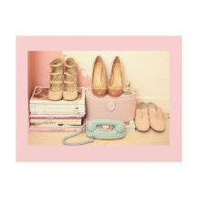 Cartes postales vintages, Chaussures