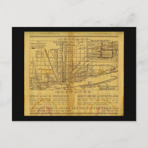 Cartes Postales Vintages-Chicago L