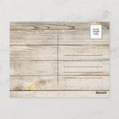 Cartes postales vintages du Merci de vélo Mariage (Dos)