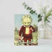 Cartes postales vintages pour légumes : Chou (Debout devant)