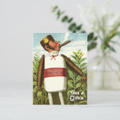 Cartes postales vintages pour légumes : tabac (Debout devant)