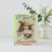 CARTES POSTALES vintages - PUBLICITÉ AU CHOCOLAT - (Debout devant)