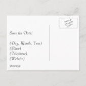 Cartes postales 'Waltz de mariage - Épargnez la da (Dos)