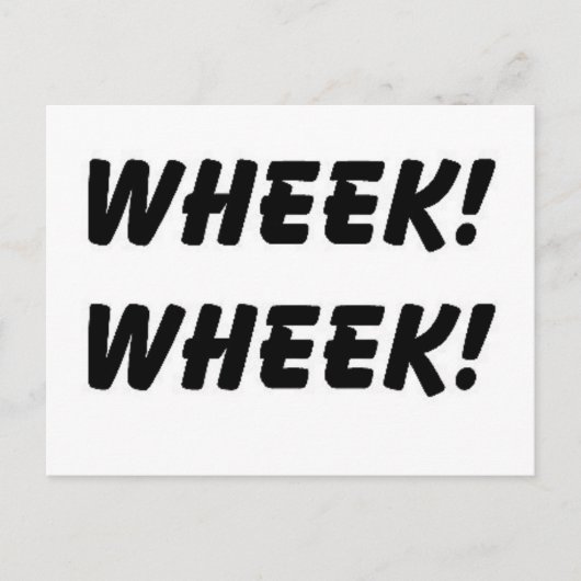 CARTES POSTALES WHEEK (Devant)