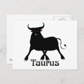 Cartes postales Whimsical Taurus (Devant / Derrière)