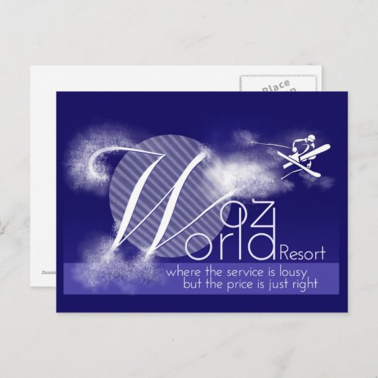 Cartes postales Woz World (Devant / Derrière)