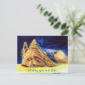 Cartes postales Yorkshire Terrier (Debout devant)
