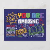 Cartes postales You are Amazing - Cartes de motiva (Devant)