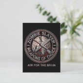 Cartes postales Zombie Slayer (Debout devant)
