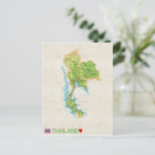 CARTES POSTCARDS ♥ Thaïlande (Debout devant)