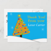 CARTES POSTCARTES MERCI Mailman IV (Devant / Derrière)