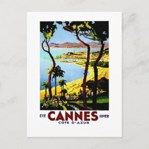 Cartes Posters vintage Cannes et Côte d'Azur