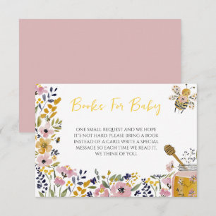 Cartes pour bébé abeille à miel pour douche
