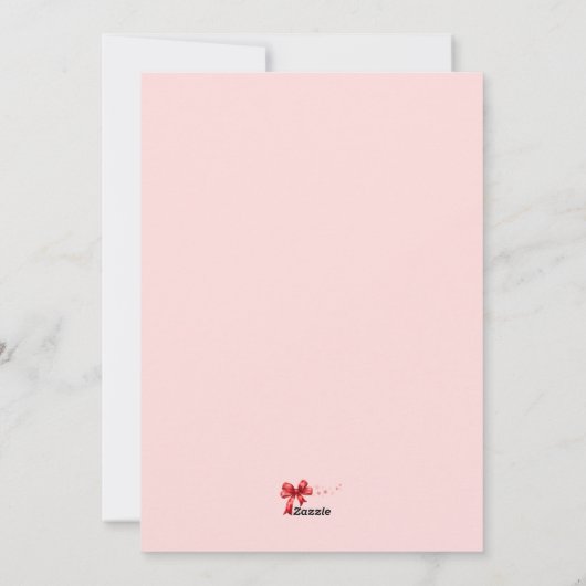 CARTES POUR FÊTES ANNUELLES かわいいジャックラッセルテリアのクリスマスカード♡ (Dos)