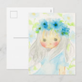 CARTES POUR FÊTES ANNUELLES ぴゅあ (Devant / Derrière)