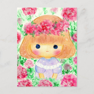 CARTES POUR FÊTES ANNUELLES わたし女の子です