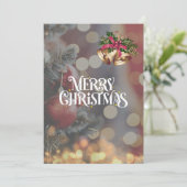 CARTES POUR FÊTES ANNUELLES ゴージャス クリスマスツリーの煌めくクリスマスカード♡ (Debout devant)