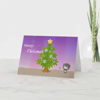 CARTES POUR FÊTES ANNUELLES 忍者のクリスマス