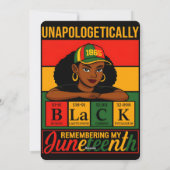 Cartes Pour Fêtes Annuelles 100 Days Learning Black History 2026  (Dos)