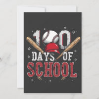 100 jours d'amoureux du sport de baseball scolaire