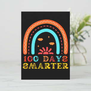 CARTES POUR FÊTES ANNUELLES 100 JOURS D'ÉCOLE - 100 JOURS PLUS INTELLIGENT
