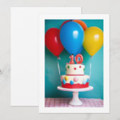 Cartes Pour Fêtes Annuelles 10 ans (Devant / Derrière)