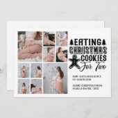 Cartes Pour Fêtes Annuelles 10 Cookies de Noël photo pour 2 Grossesse (Devant / Derrière)