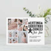 Cartes Pour Fêtes Annuelles 10 Cookies de Noël photo pour 2 Grossesse (Debout devant)