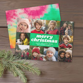 Cartes Pour Fêtes Annuelles 10 Photo Collage - Joyeux Noël Mod Cravate Die