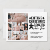 Cartes Pour Fêtes Annuelles 11 Cookies de Noël photo pour 2 Grossesse (Devant)