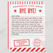 Cartes Pour Fêtes Annuelles 11 Goodbye de Say (Devant / Derrière)