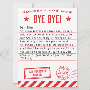 Cartes Pour Fêtes Annuelles 11 Goodbye de Say