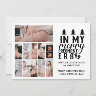 Cartes Pour Fêtes Annuelles 11 Photo de mon époque de grossesse joyeuse Noël