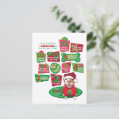 Cartes Pour Fêtes Annuelles 12 Chiens de Noël (Debout devant)