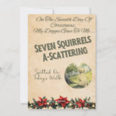 Cartes Pour Fêtes Annuelles 12 Days Of Doggie Christmas Day 7 (Dos)