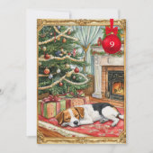 Cartes Pour Fêtes Annuelles 12 Jours De Noël Doggie 9 (Devant)