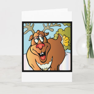 Cartes Pour Fêtes Annuelles 12 Pâtes de rennes de Noël