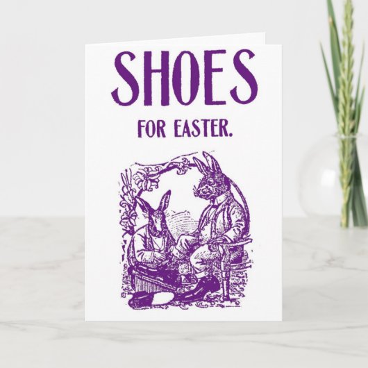 Cartes Pour Fêtes Annuelles 1905 Easter Bunny Shoe Advertisement (Devant)
