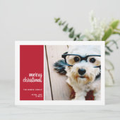 Cartes Pour Fêtes Annuelles 1 Collage photo minima Noël vert de Noël (Debout devant)